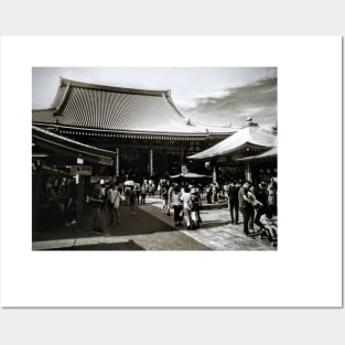 Temple crowds Posters and Art